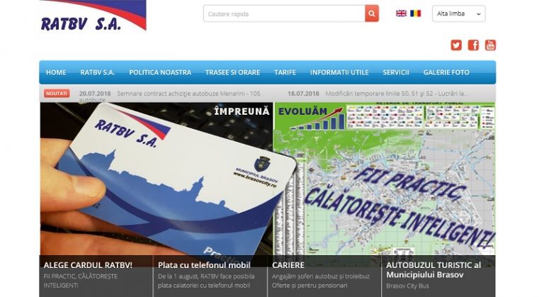 Brasov: s-a lansat plata mobile a transportului public
