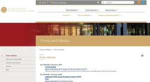 Curtea de Justitie a UE defineste calitatea de „comerciant online”