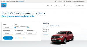 Plateste-ti avansul pentru o Dacie, prin NETOPIA!