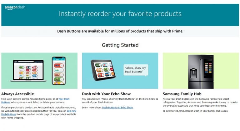 Amazon nu mai vinde butoane Dash