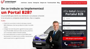 ContentSpeed a lansat Portal B2B, prima platforma e-commerce pentru distribuitori