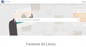S-a lansat Ad Library, baza de date cu toate reclamele de pe Facebook