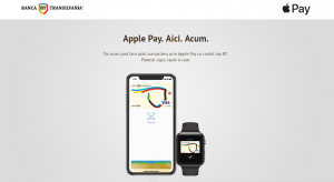 Banca Transilvania: peste 50.000 de carduri, inscrise in Apple Pay, din iunie