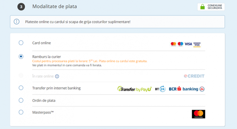 eMAG a pus o taxa pe plata ramburs, Fashion Days are planuri similare