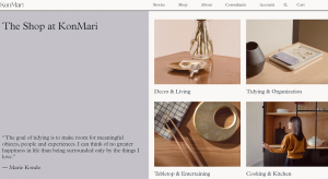 Marie Kondo si-a deschis un magazin online – shop.konmari.com