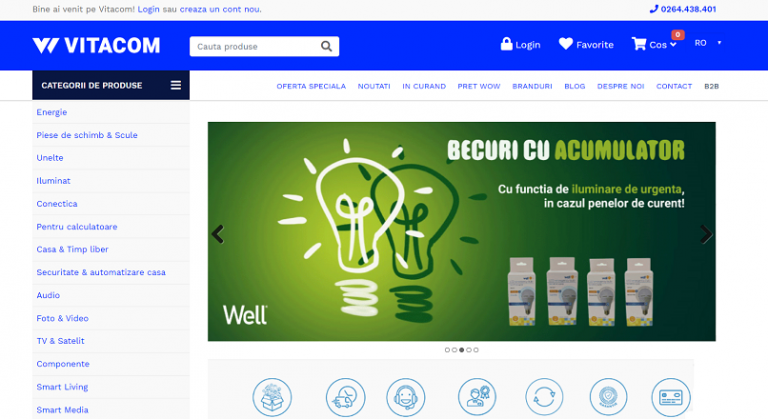 Vitacom.ro: cu 16% mai multe comenzi online, in 2019