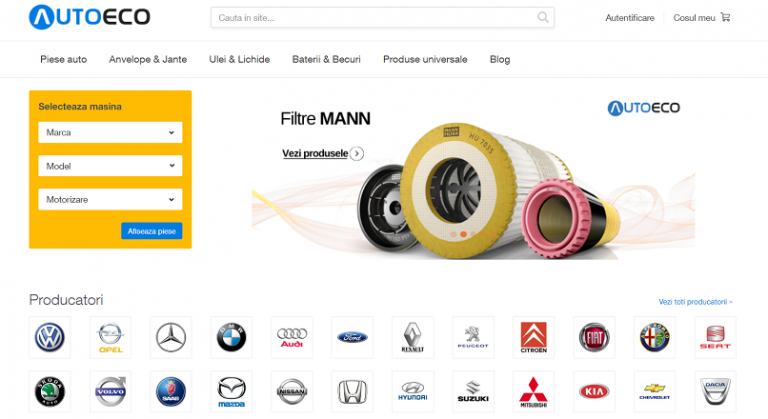 AutoEco.ro: vanzari online +30% YoY (in 2019) si un nou magazin offline in Bucuresti