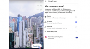 Facebook testeaza o noua optiune de cross-post cu Instagram