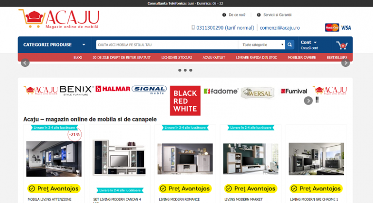 COVID-19: Acaju.ro, vanzari online duble fata de primavara anului trecut