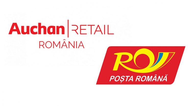 Auchan livreaza comenzi online prin Posta Romana