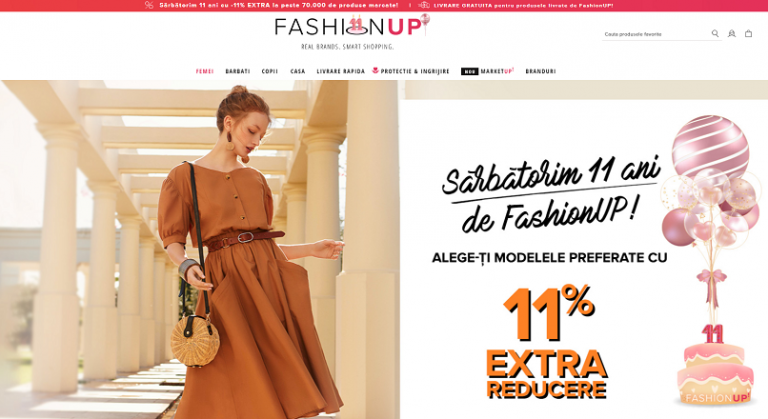 11 ani de FashionUP.ro, in cifre