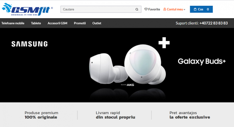 Magazinul online GSMfit.ro s-a relansat cu ajutorul Zitec