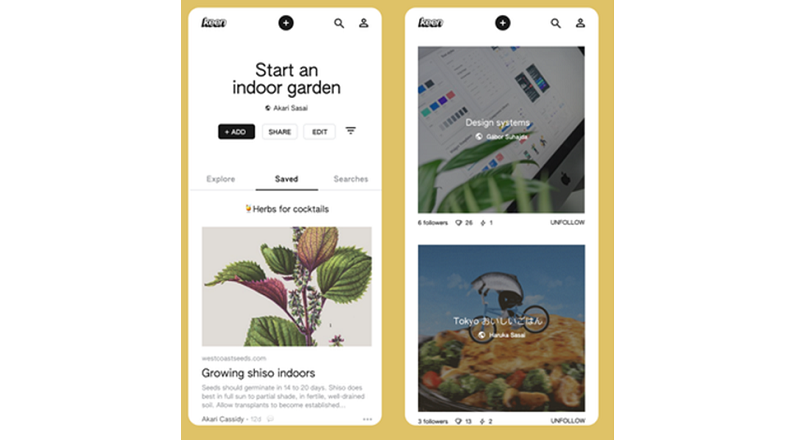 Google a lansat Keen, o aplicatie care seamana cu Pinterest