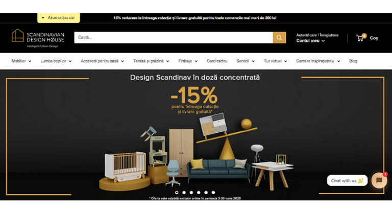 S-a lansat magazinul online de mobilier si decoratiuni sdhouse.ro