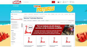 evoMAG.ro a investit 15.000 € intr-un service pentru trotinete electrice