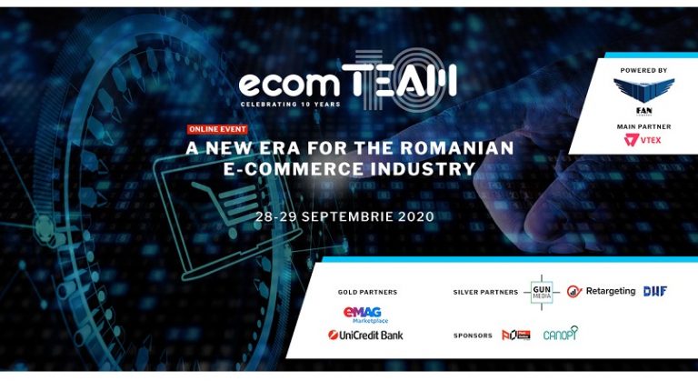 ecomTEAM 2020 (28-29 septembrie): afla ultimele tendinte e-commerce, de la 12 speakeri de top