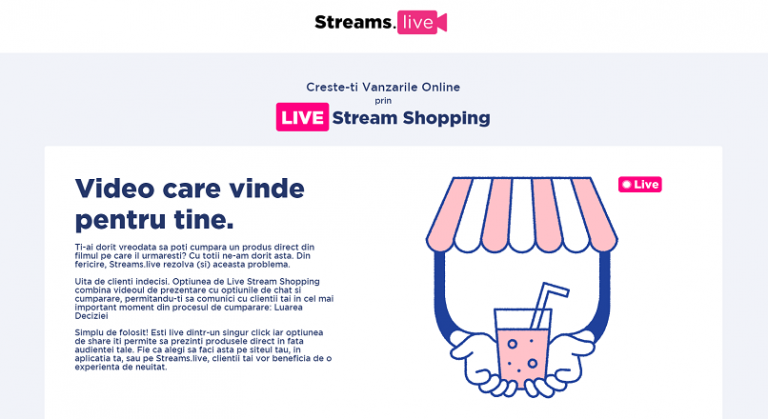 Streams.live, rezultate record apropo de live stream shopping, in Romania