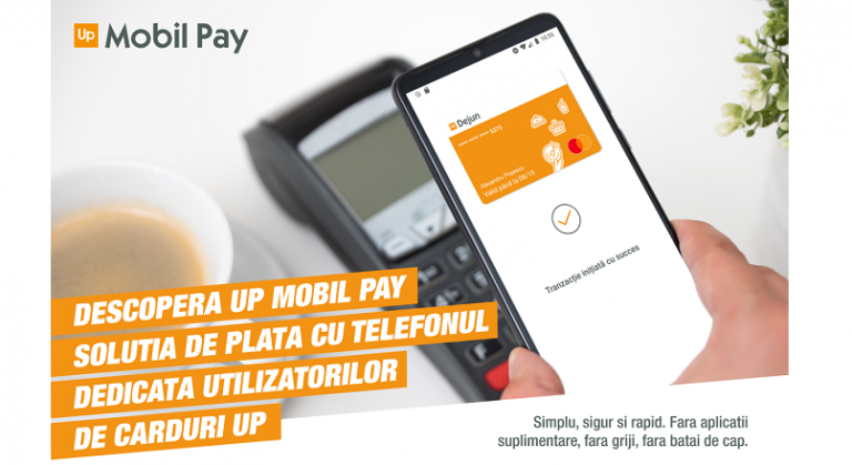 S-a lansat Up Mobil Pay (solutie de plata contactless, cu telefonul)