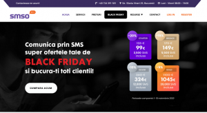 Platforma de mobile marketing SMSO are o oferta speciala pentru Black Friday