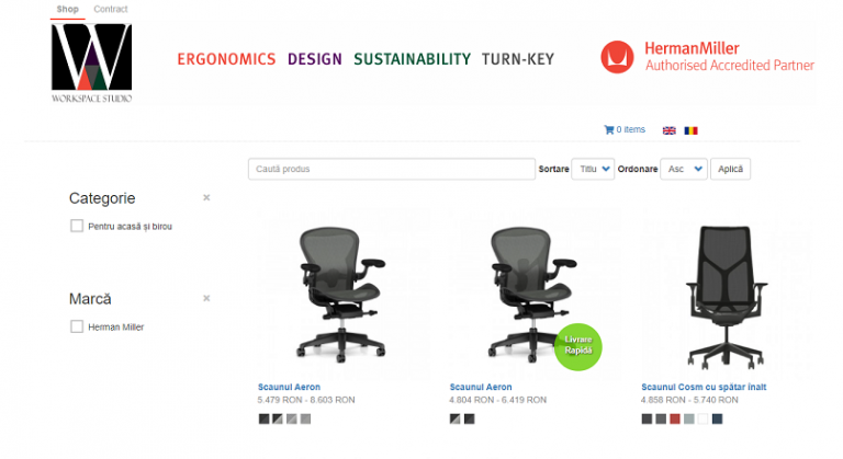 Workspace Studio a deschis un shop online cu produse ergonomice