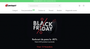 13-15 noiembrie 2020: Black Friday la Contakt.ro, cu reduceri de pana la 80%