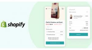 Mai nou, Shopify are abonamente online si poti face upselling, dupa checkout