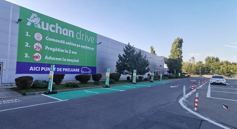 S-a lansat serviciul Auchan Drive: cumparaturi livrate la masina, in 2 ore
