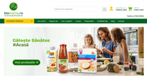 Biomania.ro: cresteri de 15% pe segmentul de produse bio, in martie-octombrie 2020