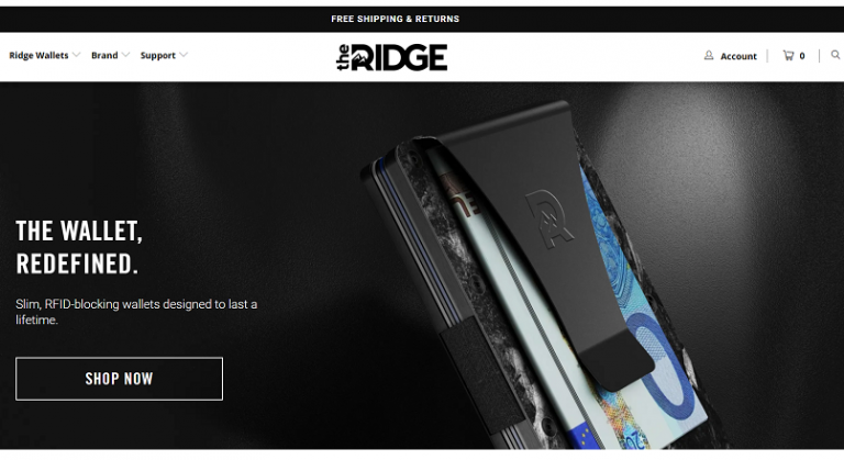 Ridge Wallet: vanzari online de 50 de milioane $, prin influencer marketing