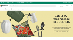 Bonami.ro: crestere de 50% YoY, in primele 3 luni din 2021