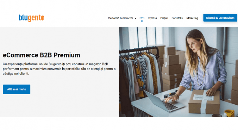 Blugento si-a lansat propria platforma e-commerce B2B