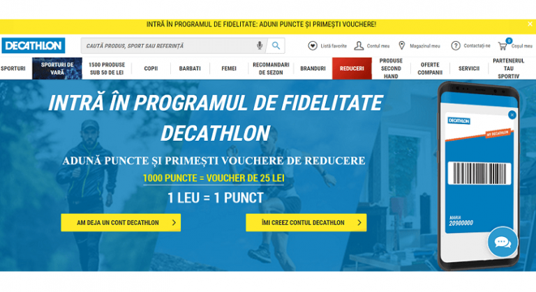 Programul de fidelitate Decathlon, un parteneriat de succes cu echipa Zitec