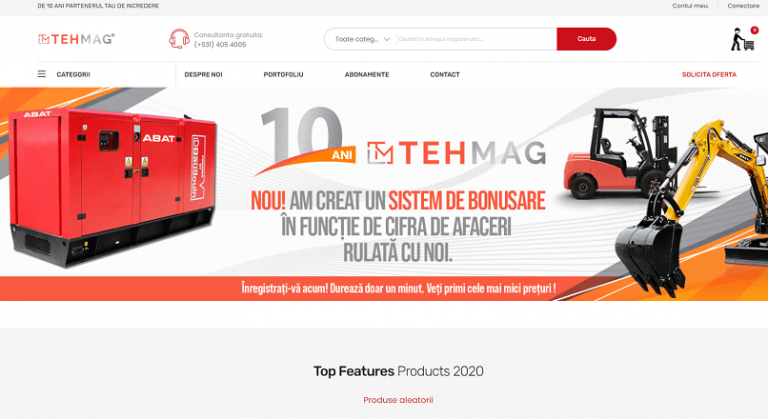 Grupul de magazine online Tehmag a investit 800.000 € in dezvoltare