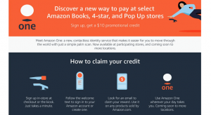 Amazon da americanilor 10 $ pentru a le obtine amprenta palmara