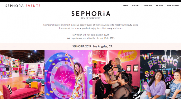 Sephora va organiza online evenimentul anual Sephoria
