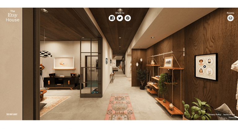 Etsy testeaza shopping-ul virtual, cu o casa AR interactiva