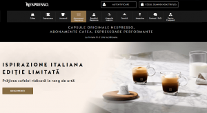 Peste 50% dintre vanzarile de cafea Nespresso se fac online