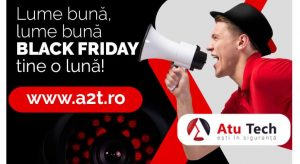 Black Friday 2021, la a2t.ro: stoc de 3 milioane € si reduceri de pana la 52% la peste 120.000 de produse