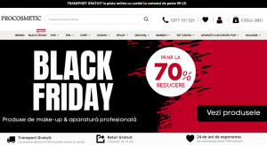 Black Friday 2021, la ProCosmetic.ro: reduceri de pana la 70%, la peste 15.000 de produse