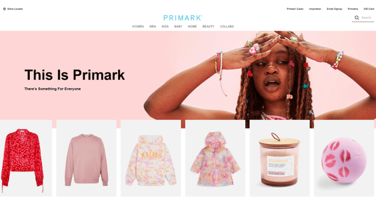 Marea Britanie: Primark atrage clientii online via Pinterest si Click & Collect