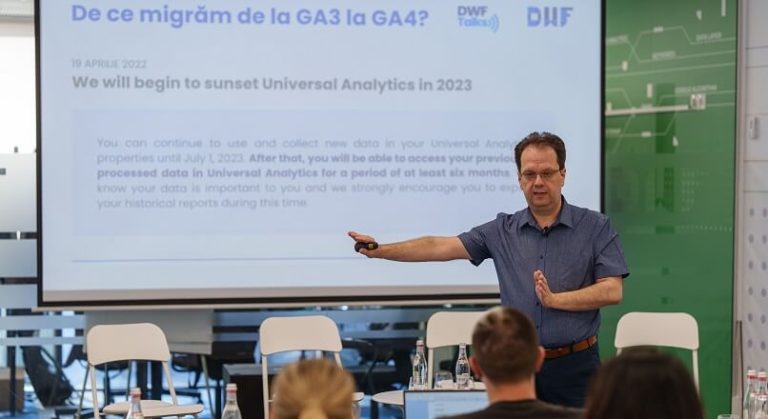 Liviu Taloi (DWF): trecerea la Google Analytics 4 va afecta peste 98% dintre site-urile romanesti