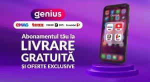 De astazi, Genius e 3 disponibil in 4 aplicatii: eMAG, Tazz, FashionDays si Freshful
