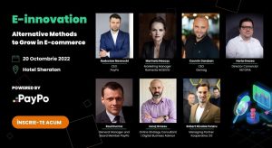 PayPo va invita la E-Innovation (20 octombrie 2022), eveniment dedicat metodelor alternative de crestere in e-commerce
