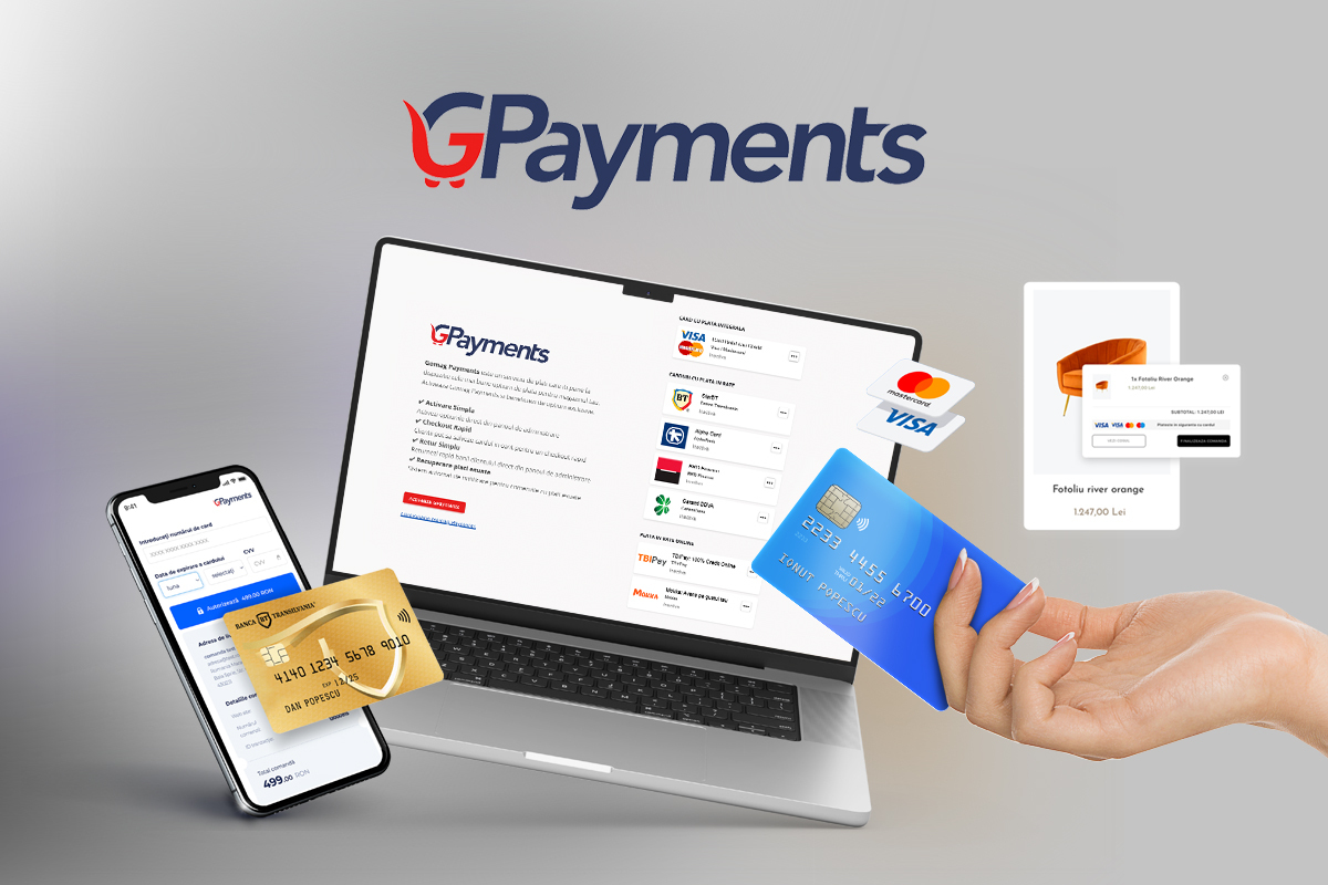 Nou de la Gomag: serviciul de plati online GPayments asigura comisioane preferentiale pentru clientii platformei