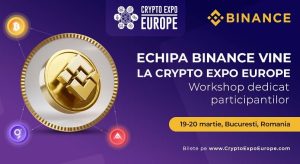 Workshop Binance (furnizor de infrastructura blockchain), la Crypto Expo Europe