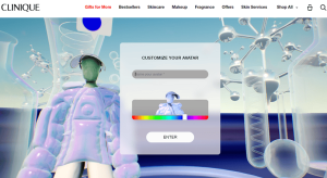 Clinique a deschis un magazin online virtual, in metavers