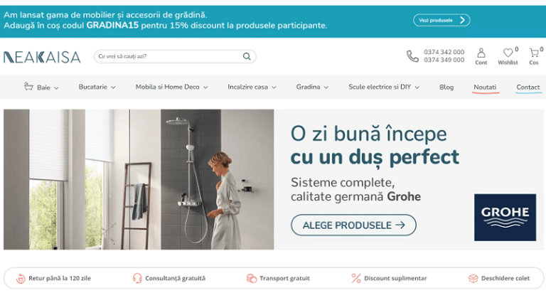 Neakaisa.ro: venituri de 2,9 milioane € (+5% YoY), in S1 2023