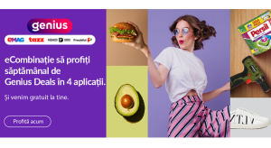 1 an de la extinderea Genius in eMAG, Tazz, Fashion Days si Freshful