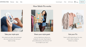 StitchFix.com va parasi piata online britanica